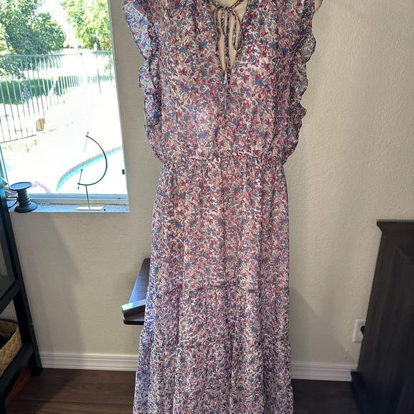 Floral pattern Maxi Dress BB Dakota - Picture 3 of 5